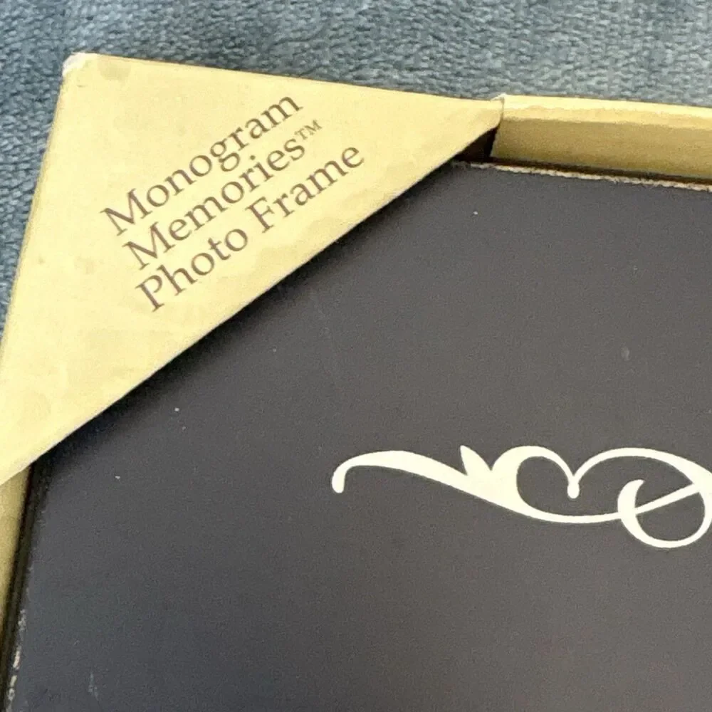 New View Monogram Memories Photo Frame 4x6 With All 26 Letters Personalize